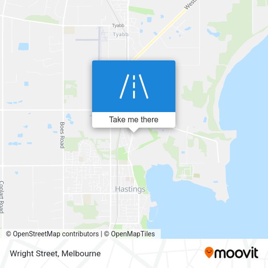 Wright Street map