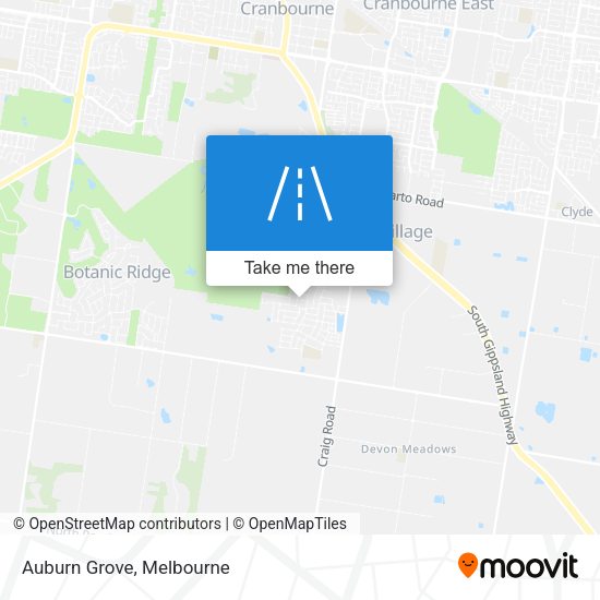Auburn Grove map