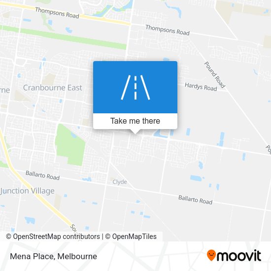 Mena Place map