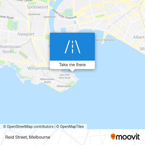 Reid Street map