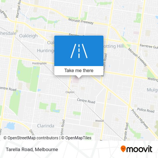 Tarella Road map