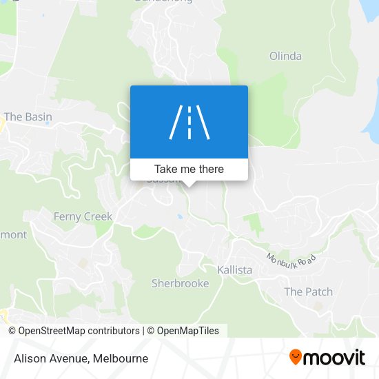 Alison Avenue map