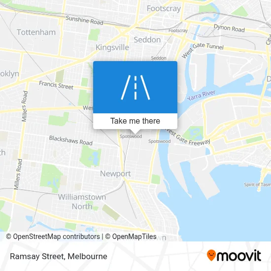 Mapa Ramsay Street