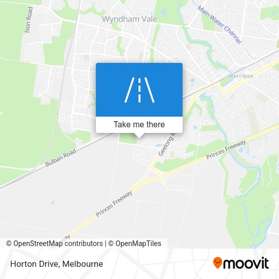 Horton Drive map
