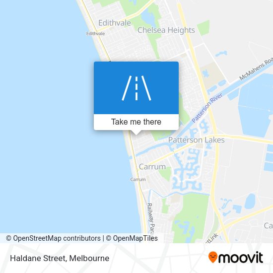 Haldane Street map