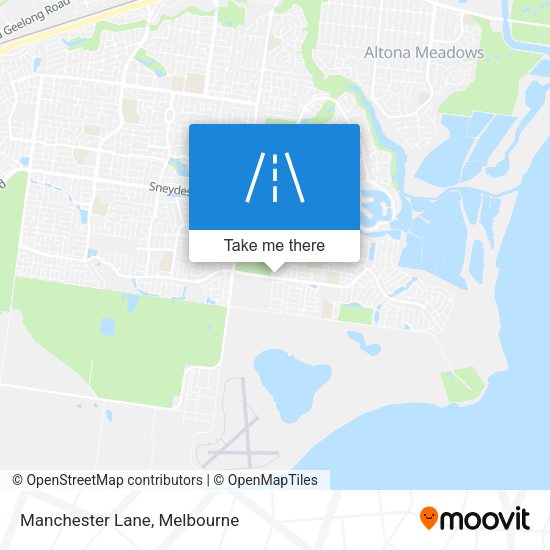 Manchester Lane map