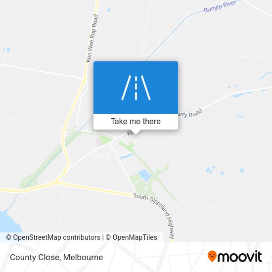 County Close map