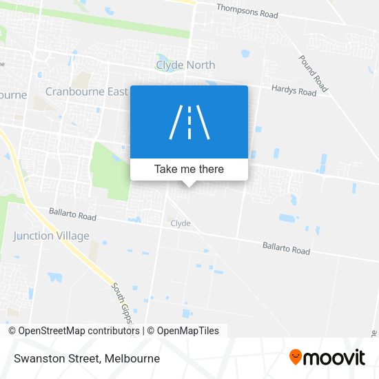 Swanston Street map