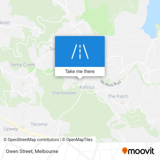 Owen Street map