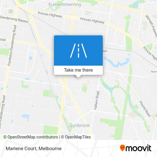 Marlene Court map