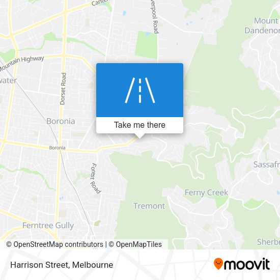 Harrison Street map
