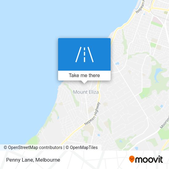 Penny Lane map