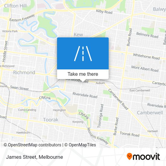 James Street map