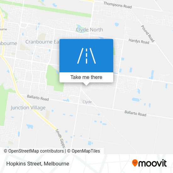 Hopkins Street map