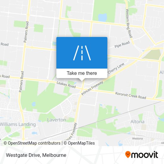 Westgate Drive map