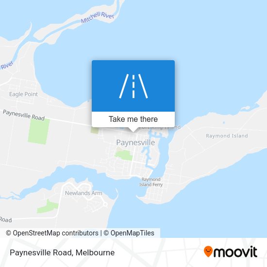 Paynesville Road map