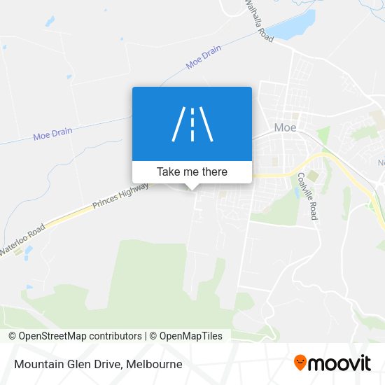 Mountain Glen Drive map