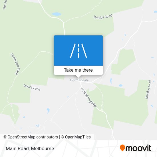 Main Road map