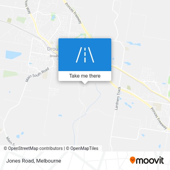 Jones Road map