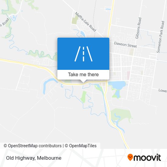 Old Highway map