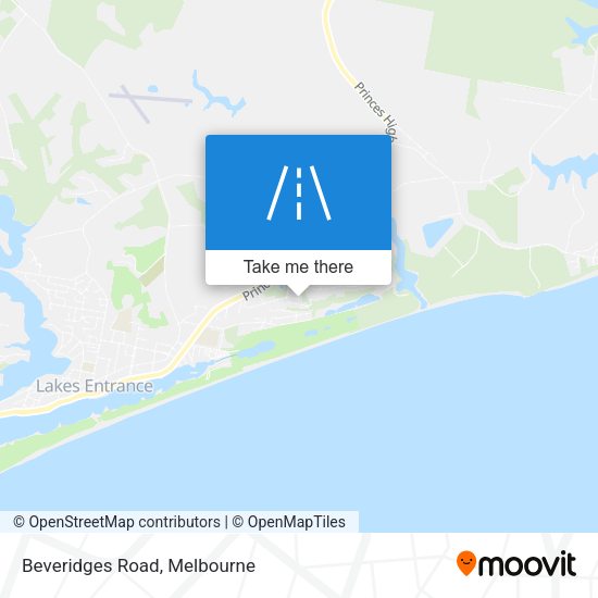 Beveridges Road map