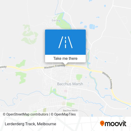 Lerderderg Track map