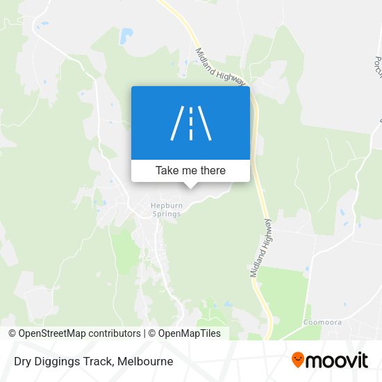 Dry Diggings Track map