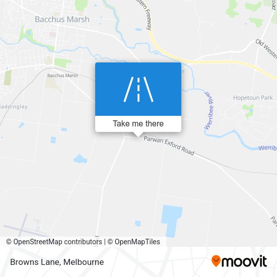 Browns Lane map