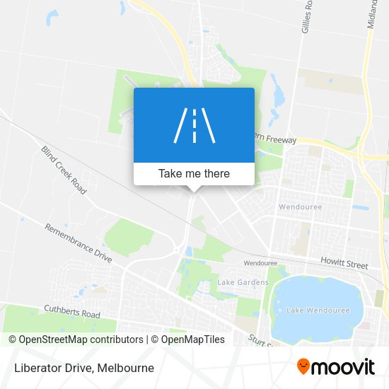 Liberator Drive map