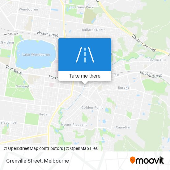 Mapa Grenville Street