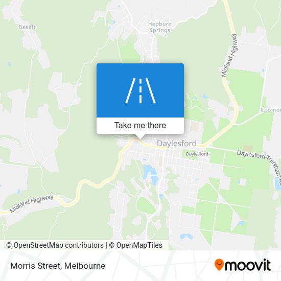 Morris Street map