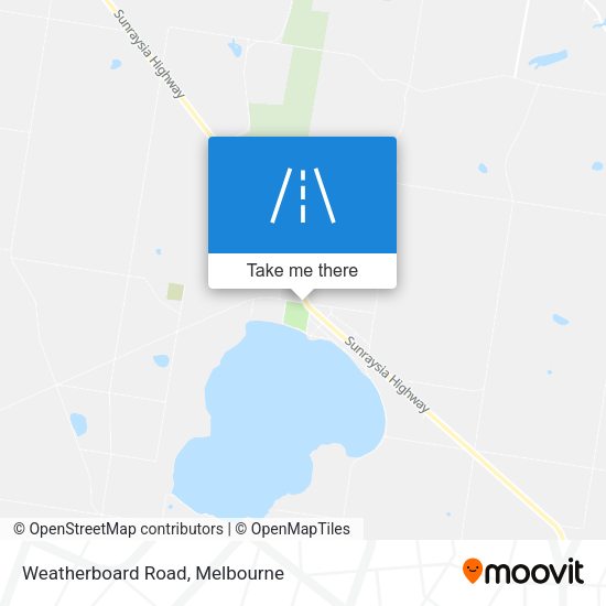 Weatherboard Road map