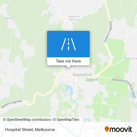 Hospital Street map