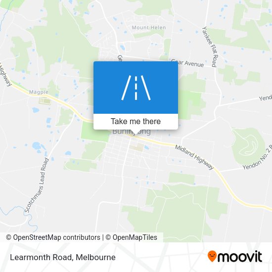 Learmonth Road map