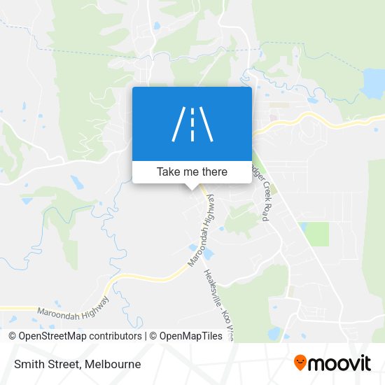 Smith Street map