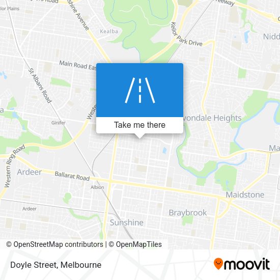 Doyle Street map