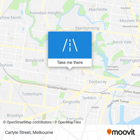Carlyle Street map