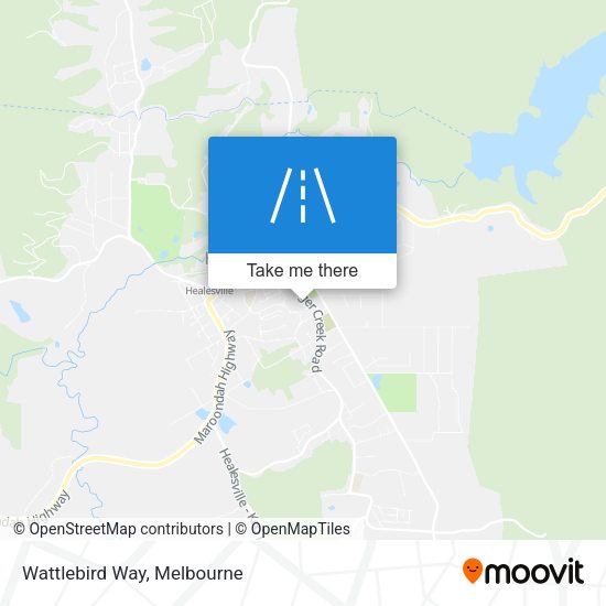 Wattlebird Way map