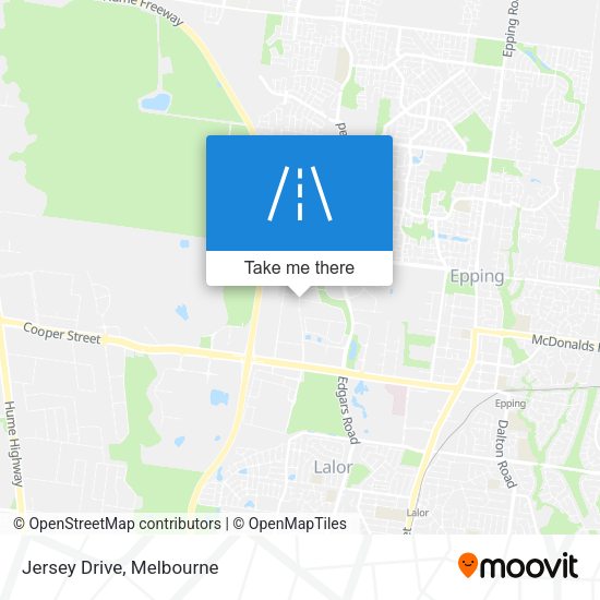 Jersey Drive map