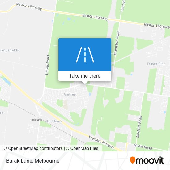 Barak Lane map