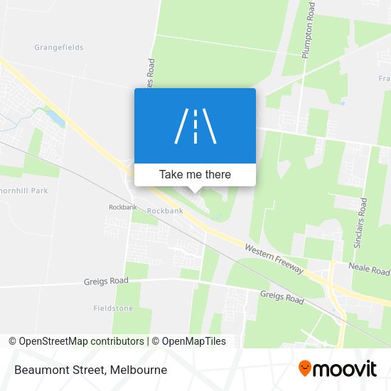 Beaumont Street map