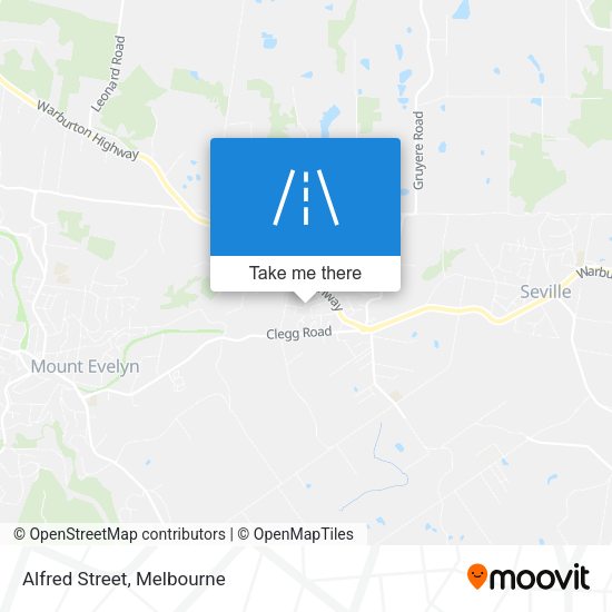 Alfred Street map