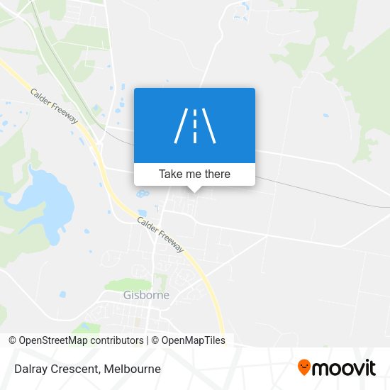 Dalray Crescent map