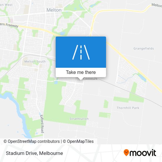 Stadium Drive map