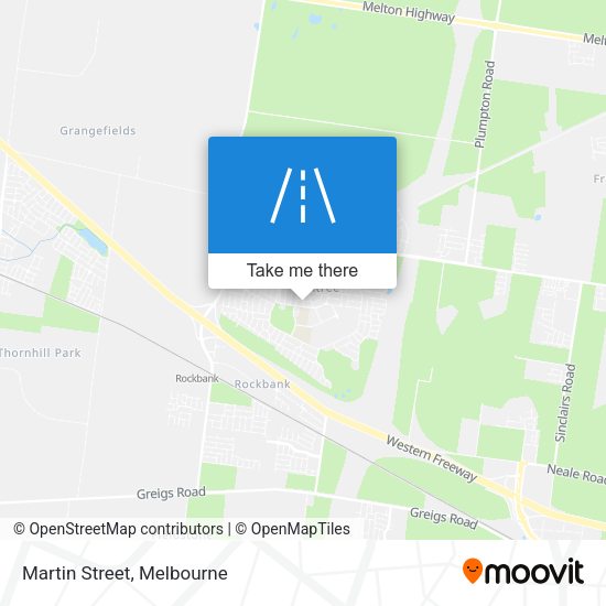Martin Street map