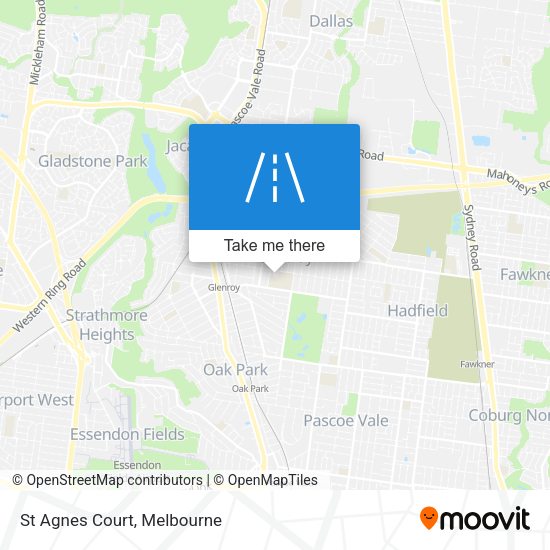 St Agnes Court map
