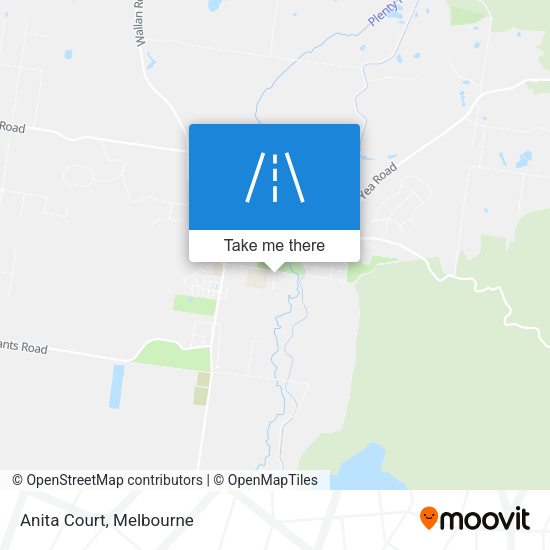 Anita Court map