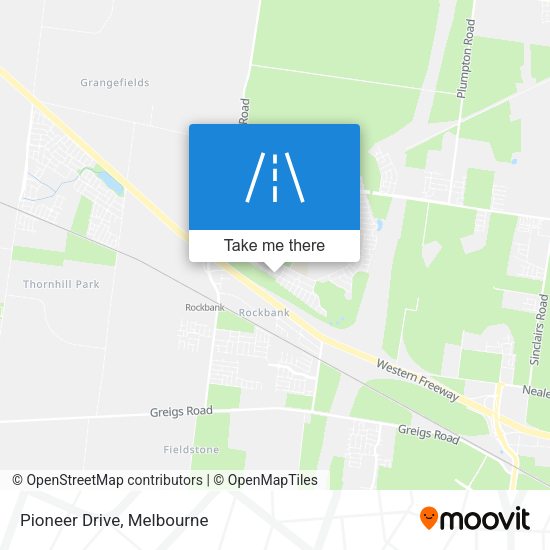 Pioneer Drive map