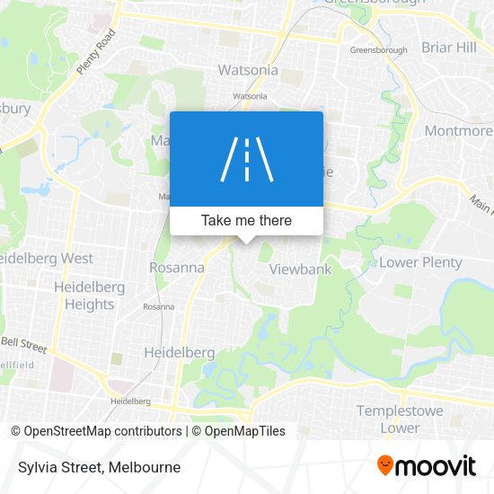 Sylvia Street map
