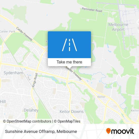 Sunshine Avenue Offramp map